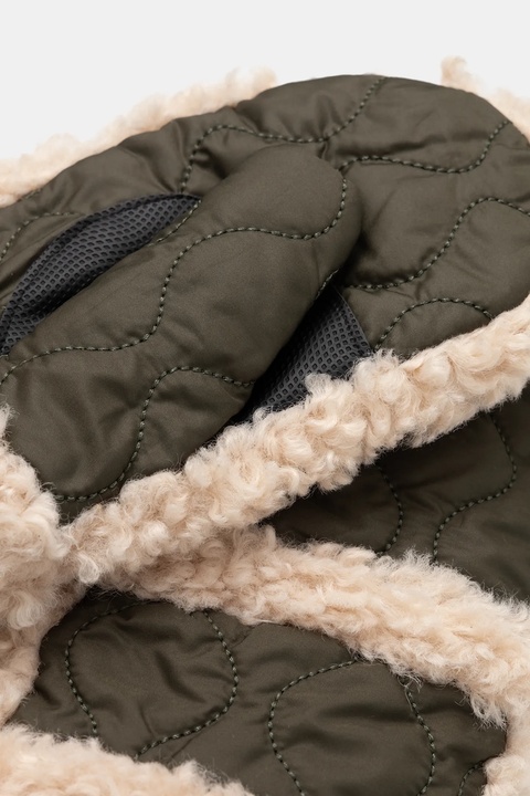 Barbour rękawiczki damskie kolor zielony LGL0146 - zdjęcie produktu nr 2