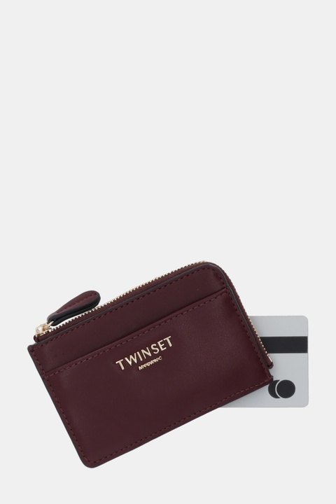 Twinset portfel damski kolor fioletowy 252TL8020 - zdjęcie produktu nr 1
