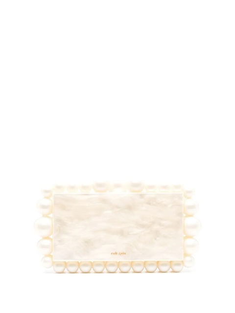 Cult Gaia Eos bead-embellished clutch bag - Neutrals - zdjęcie produktu nr 1