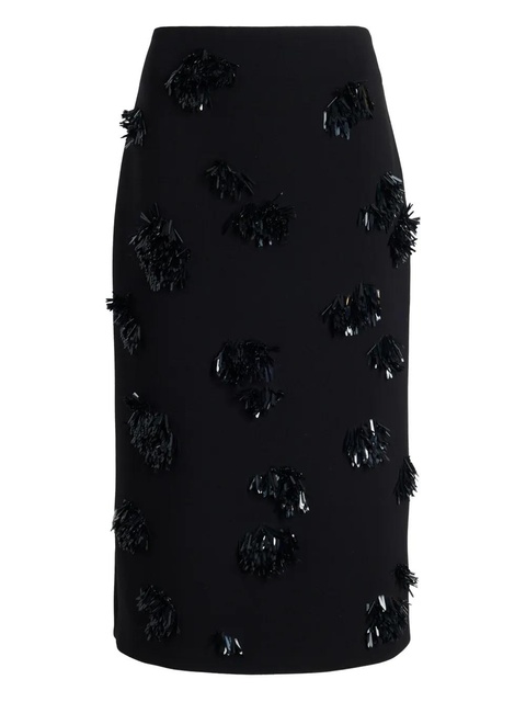 Proenza Schouler Moira embroidered skirt - Black - zdjęcie produktu nr 1