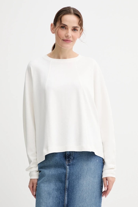 G-Star longsleeve bawełniany kolor beżowy D27742.D976 - zdjęcie produktu nr 1