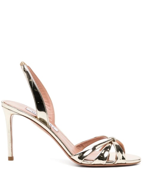 Aquazzura 85mm Tati sandals - Gold - zdjęcie produktu nr 1