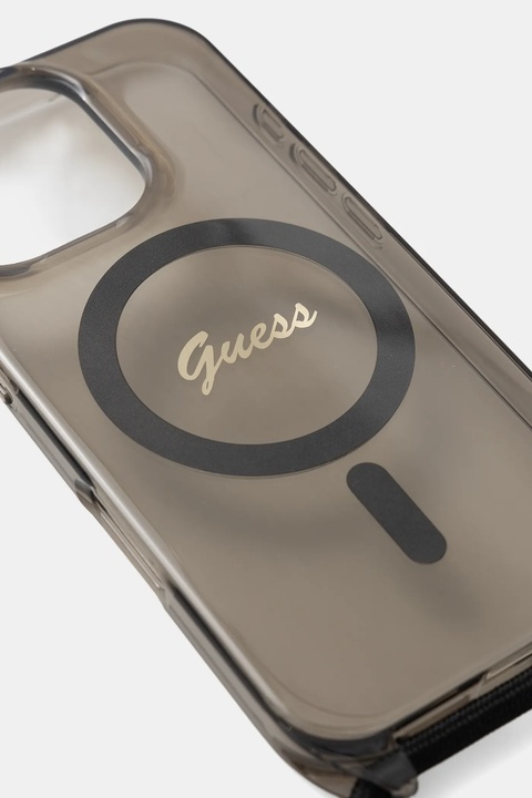 Guess etui na telefon iPhone 16 Pro 6.3" kolor czarny GUHMP16LHCTSGNSK - zdjęcie produktu nr 2