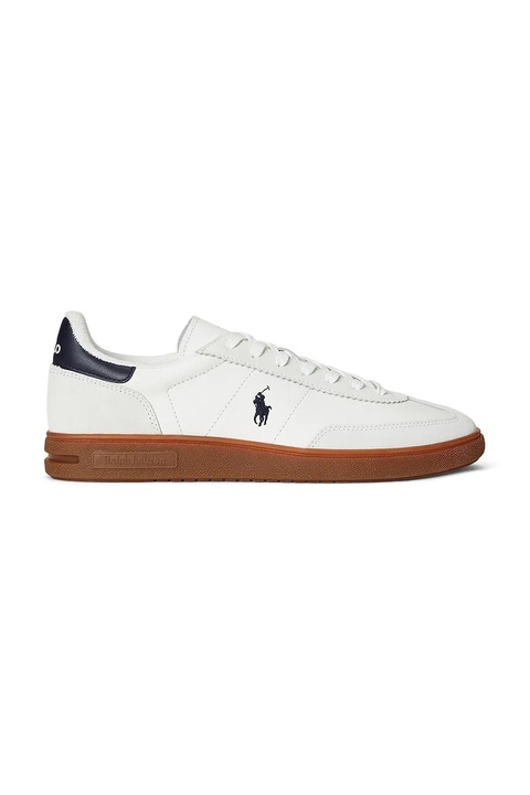 Polo Ralph Lauren sneakersy skórzane Bedford Pp kolor biały 809973701005 - zdjęcie produktu nr 1