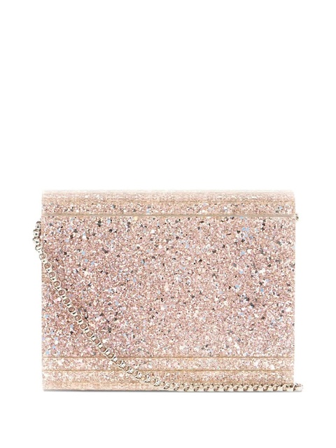 Jimmy Choo glitter-panelled clutch - Pink - zdjęcie produktu nr 2