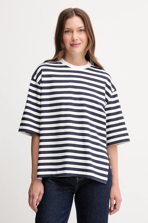 United Colors of Benetton t-shirt bawełniany damski kolor granatowy 34N1D10AO - zdjęcie produktu nr 1