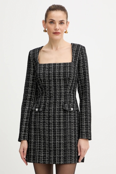 Guess sukienka SANDRA kolor czarny mini prosta W5BK20 W2382 - zdjęcie produktu nr 1