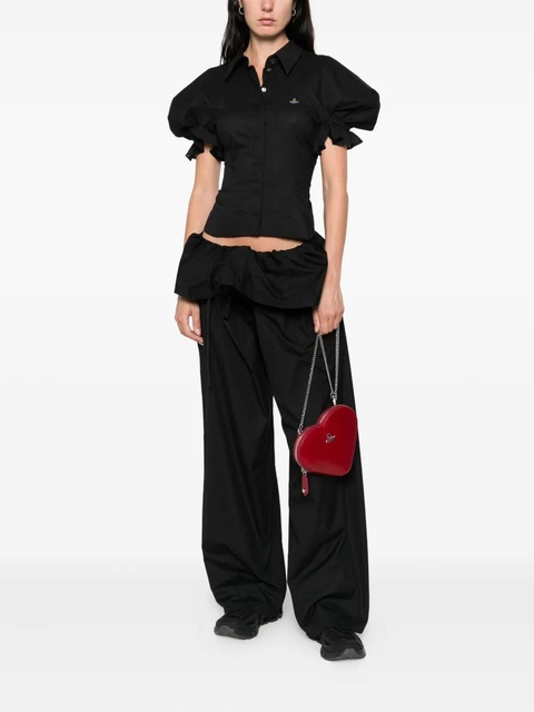 Vivienne Westwood Gexy puff-sleeve button shirt - Black - zdjęcie produktu nr 2