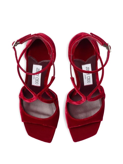Jimmy Choo 95mm Azia strap sandals - Red - zdjęcie produktu nr 1
