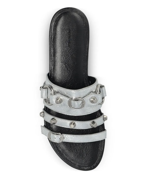 Balenciaga buckle-detail slides - Silver - zdjęcie produktu nr 2
