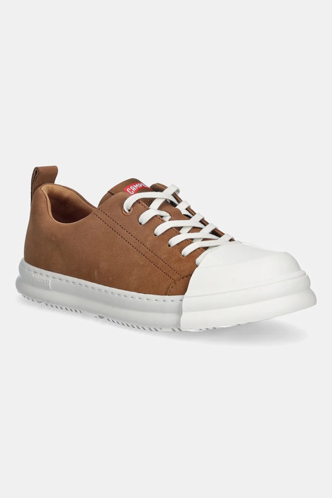 Camper tenisówki nubukowe Junction Runner kolor brązowy K201683-014 - zdjęcie produktu nr 1