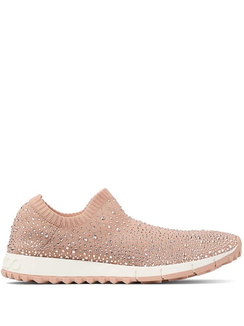 Jimmy Choo Verona crystal-embellished sneakers - Pink - zdjęcie produktu nr 1