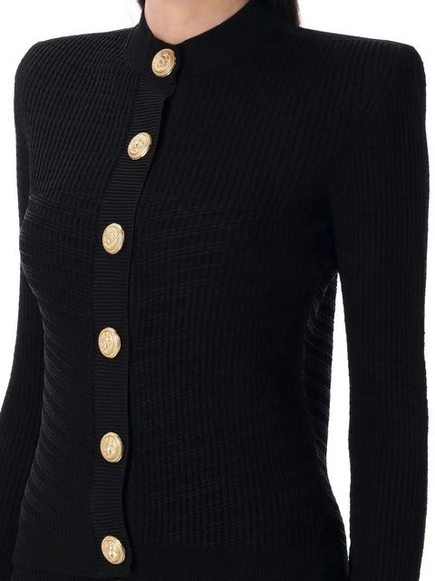 Balmain long sleeve cardigan - Black - zdjęcie produktu nr 2