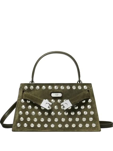 Tory Burch mini Lee Radziwill studded tote bag - Green - zdjęcie produktu nr 1