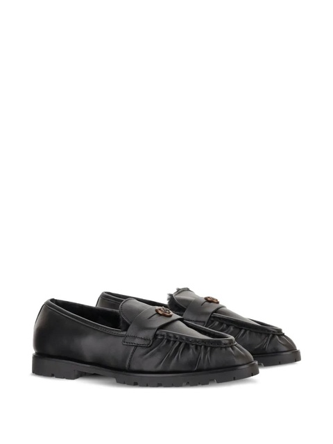 PINKO nappa leather loafers - Black - zdjęcie produktu nr 2