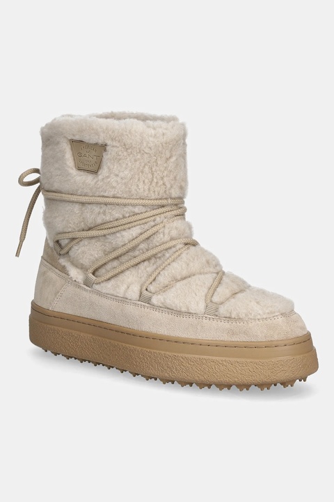 Gant śniegowce Snowhill kolor beżowy 31541101 - zdjęcie produktu nr 1