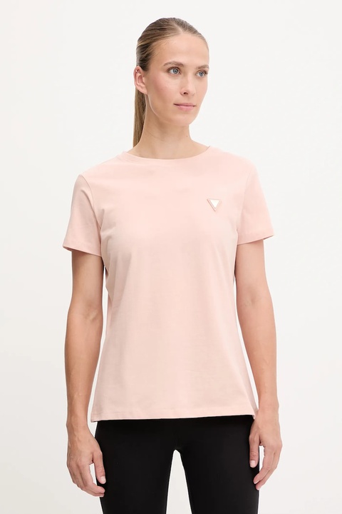 Guess t-shirt COLETTE damski kolor pomarańczowy V4YI09 J1314 - zdjęcie produktu nr 1