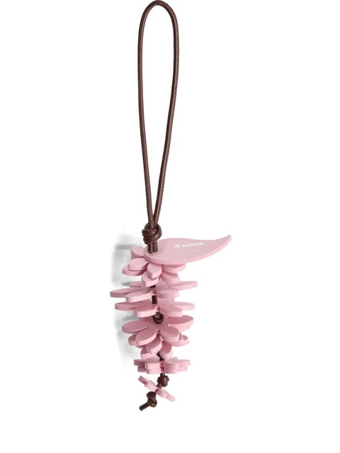 Jil Sander Pine Cone looped-strap charm - Pink - zdjęcie produktu nr 1