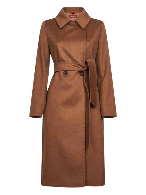 Max Mara Bcollag double-breasted belted coat - Brown - zdjęcie produktu nr 1