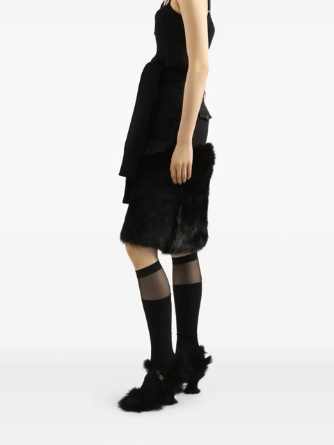 Dolce & Gabbana belted panelled skirt - N0000 BLACK - zdjęcie produktu nr 2