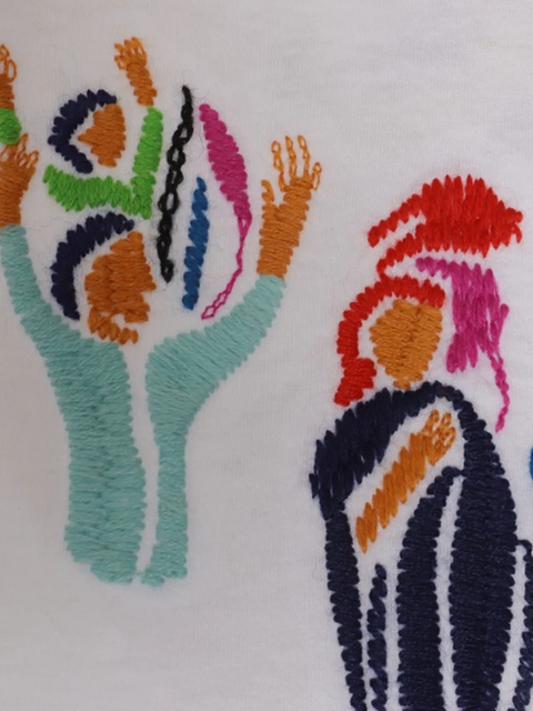 Chloé embroidered cotton T-shirt - White - zdjęcie produktu nr 1