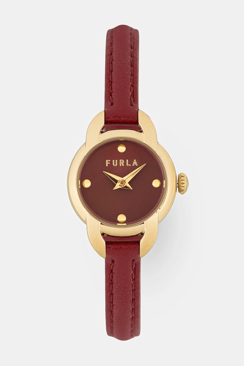 Furla zegarek damski kolor czerwony WW00064003L2 - zdjęcie produktu nr 1
