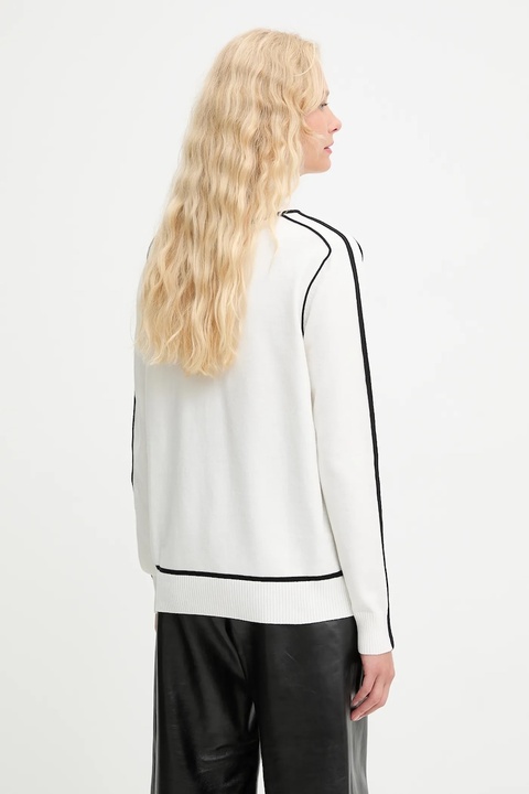Answear Lab sweter z kaszmirem kolor biały z golfem - zdjęcie produktu nr 2