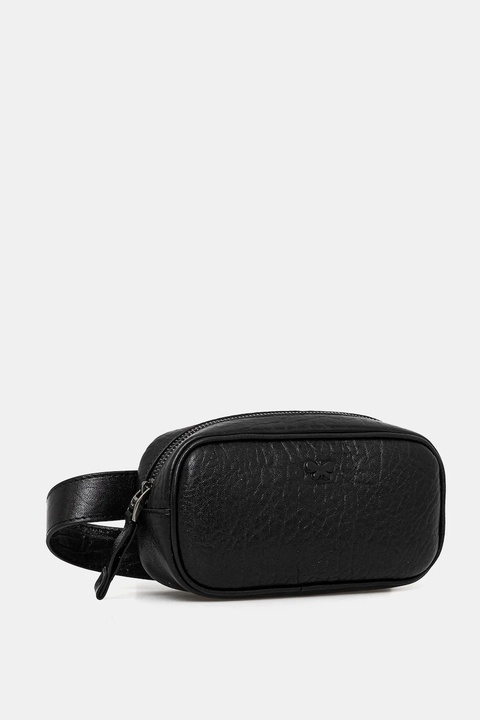 Weekend Max Mara nerka skórzana CISA kolor czarny 2525516105600 - zdjęcie produktu nr 1