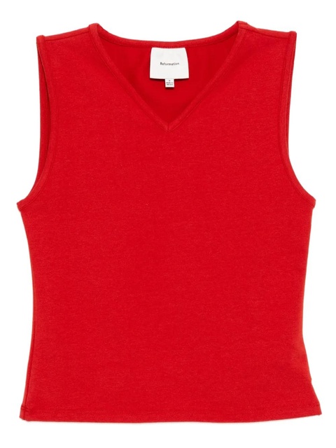 Reformation Wren knit top - Orange - zdjęcie produktu nr 1