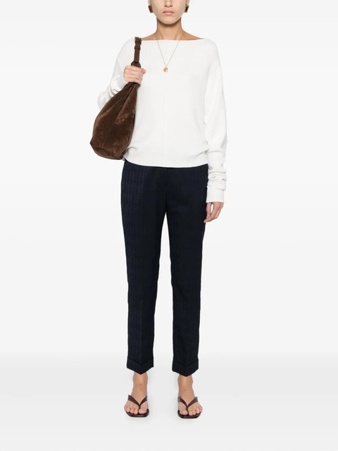 ETRO patterned cuffed trousers - Blue - zdjęcie produktu nr 2