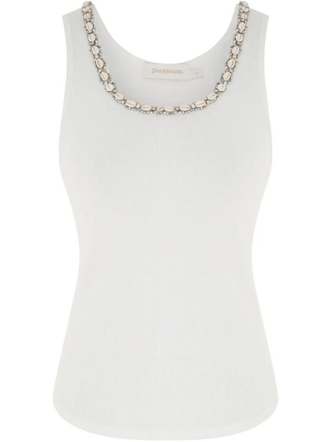 ZIMMERMANN Illuminate tank top - White - zdjęcie produktu nr 1