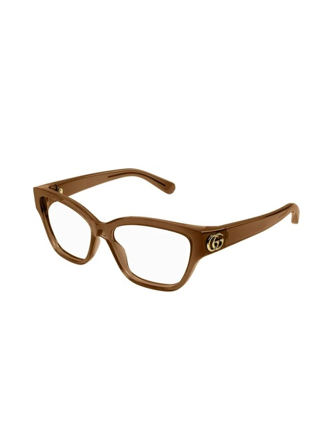 Gucci Eyewear cat-eye frame glasses - Brown - zdjęcie produktu nr 2