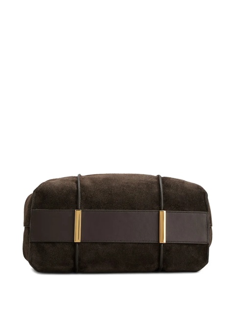 Tod's medium T-Bar suede shoulder bag - Brown - zdjęcie produktu nr 2