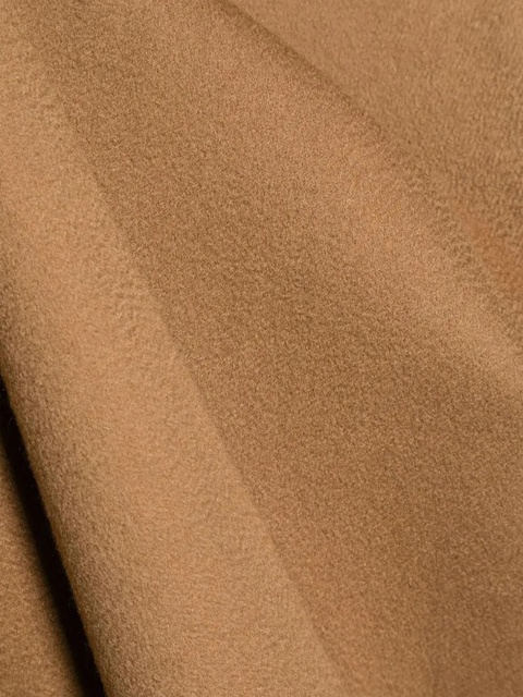 Max Mara embroidered-logo cashmere scarf - Brown - zdjęcie produktu nr 2