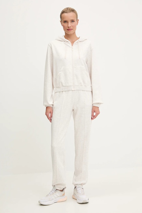 Guess bluza ROBERTA damska kolor szary z kapturem z aplikacją V5RQ20 KC3D2 - zdjęcie produktu nr 2