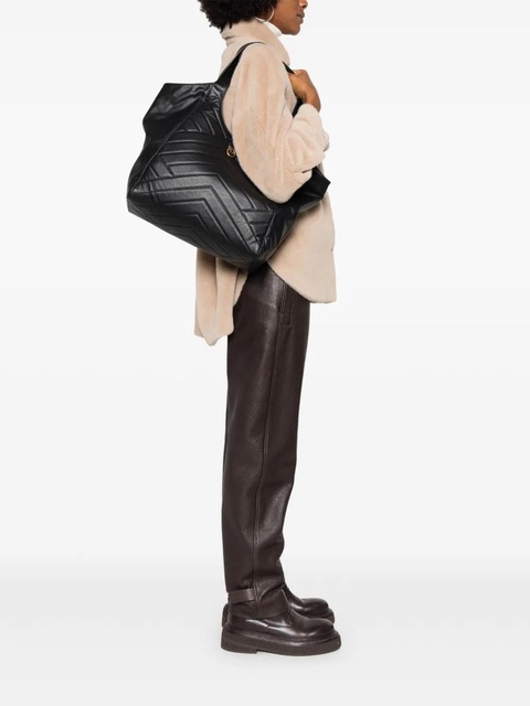 PINKO chevron-quilted tote bag - Black - zdjęcie produktu nr 1