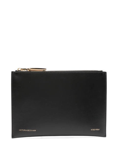 Victoria Beckham B Frame leather clutch bag - Black - zdjęcie produktu nr 1