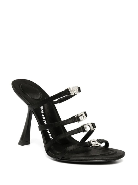 Alexander Wang Nala 105mm logo-plaque sandals - Black - zdjęcie produktu nr 2
