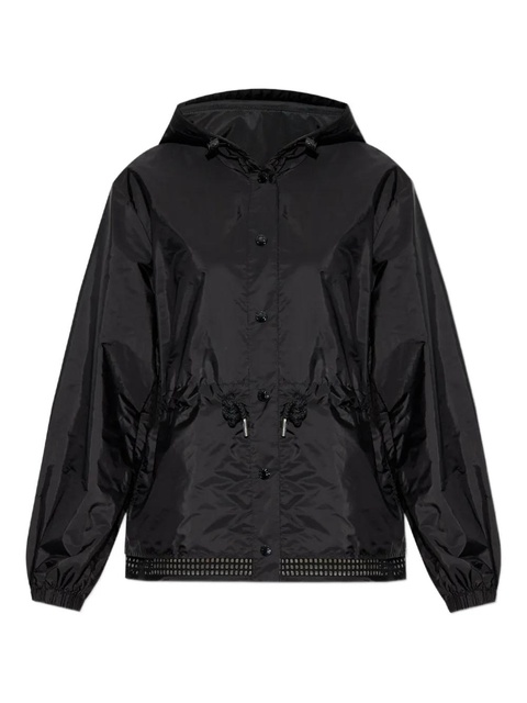 Moncler crochet-trim jacket - Black - zdjęcie produktu nr 1