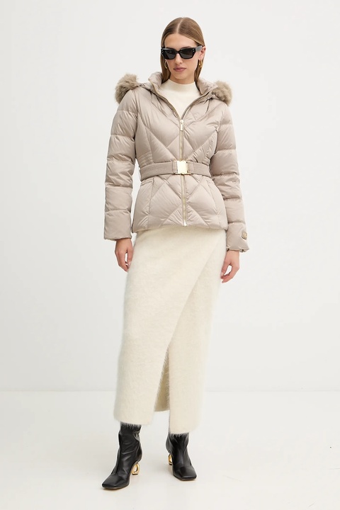 Marciano Guess kurtka puchowa ELLY kolor beżowy zimowa 5BGL37 7374A - zdjęcie produktu nr 1