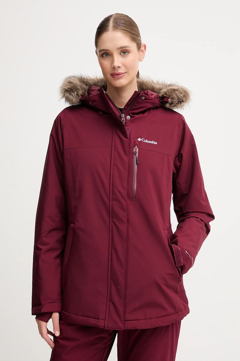 Columbia kurtka narciarska Ava Alpine kolor bordowy 2085831 - zdjęcie produktu nr 1