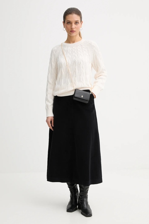 Calvin Klein Jeans sweter bawełniany damski kolor beżowy LV044E301G - zdjęcie produktu nr 2