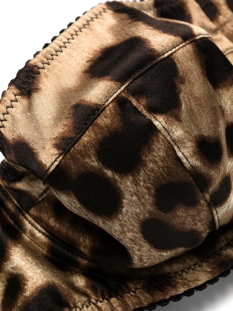 Dolce & Gabbana leopard-print balconette bra - Neutrals - zdjęcie produktu nr 2