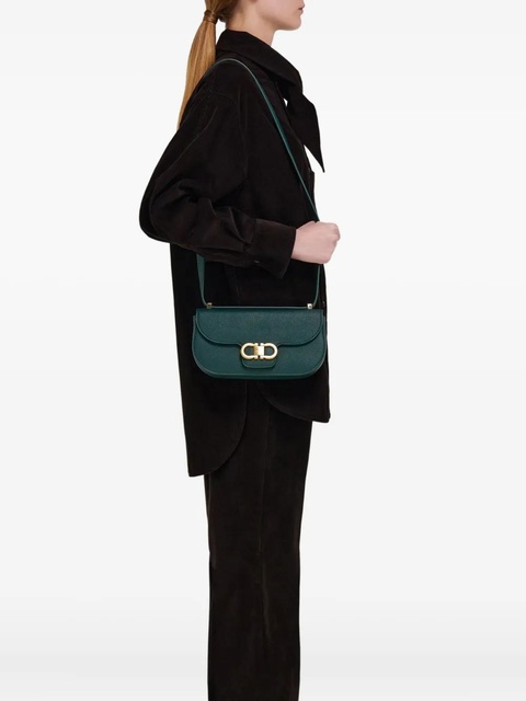 Ferragamo Double Gancini cross body bag - Green - zdjęcie produktu nr 2