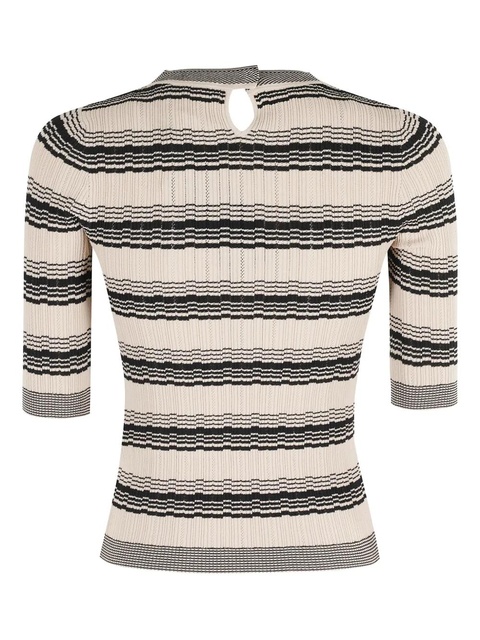 Weekend Max Mara striped t-shirt - Neutrals - zdjęcie produktu nr 2