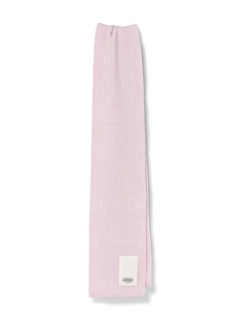Ruslan Baginskiy logo-patch scarf - Pink - zdjęcie produktu nr 1