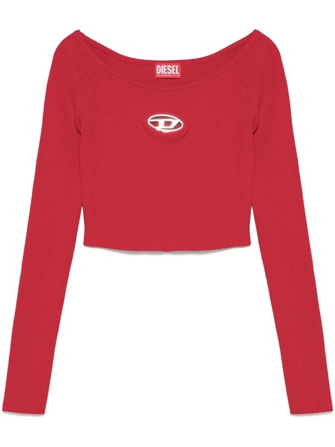 Diesel M-Vera-Ls T-shirt - Red - zdjęcie produktu nr 1