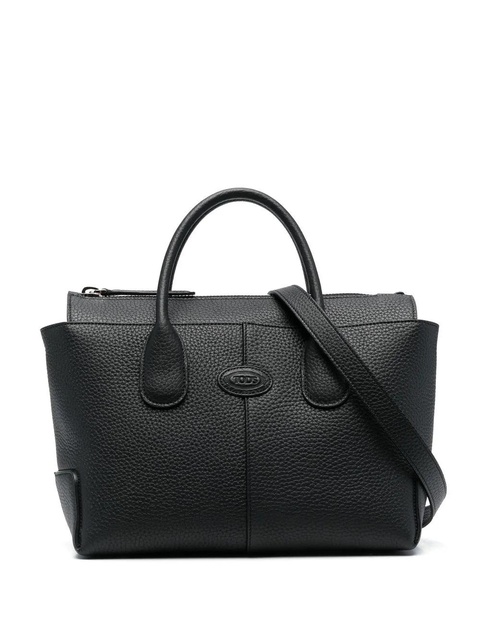 Tod's medium Di leather tote bag - Black - zdjęcie produktu nr 1