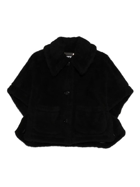 Max Mara teddy three-button cape - Black - zdjęcie produktu nr 1