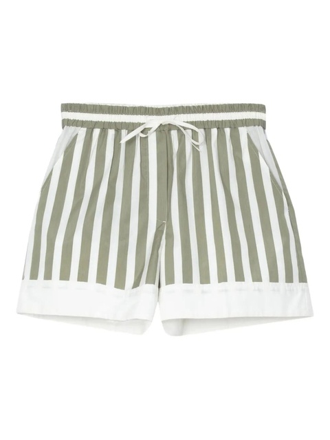 3.1 Phillip Lim striped drawstring shorts - Green - zdjęcie produktu nr 1